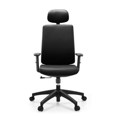 CF8200 Πολυθρόνα Γραφείου Διευθυντή, Pu Μαύρο